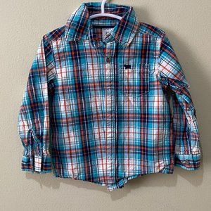 Carter's Baby Checked Shirt Size 24 Months (PRE-LOVED)